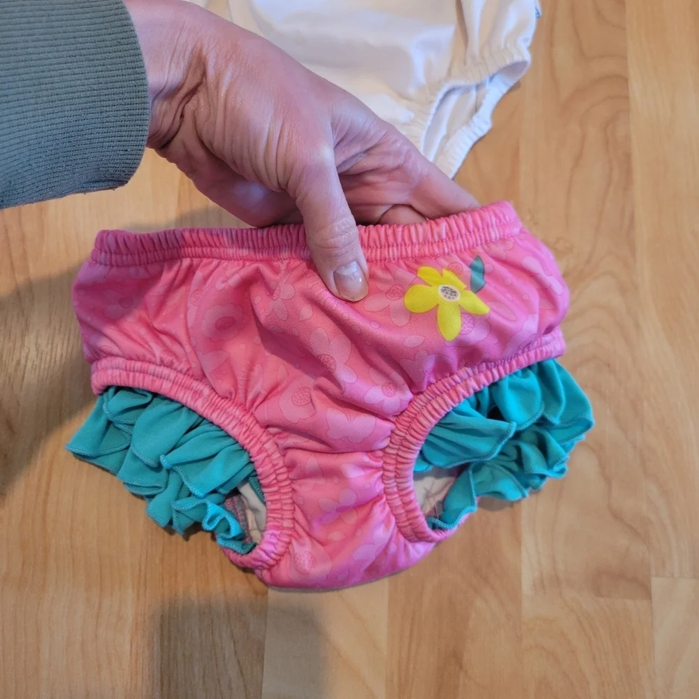 Reuseable Swim Diaper Swim Diaper Cover Bundle Size 18-24 Months